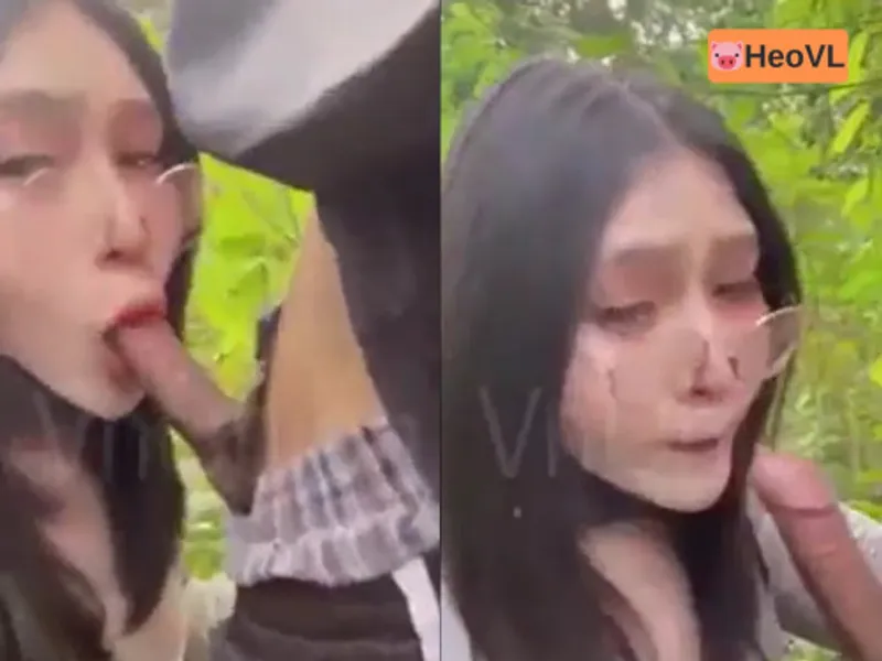 đi dã ngoại tiện nắc tình nhân ở trong rừng